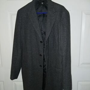J Brand Men's Gray Wool Coat